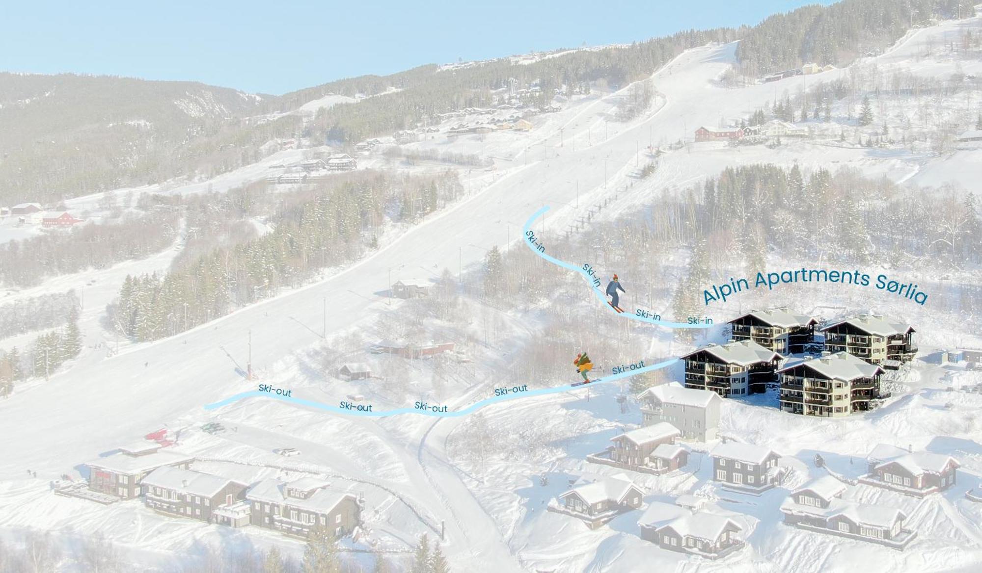 Alpin Apartments Sorlia Хафиел Екстериор снимка