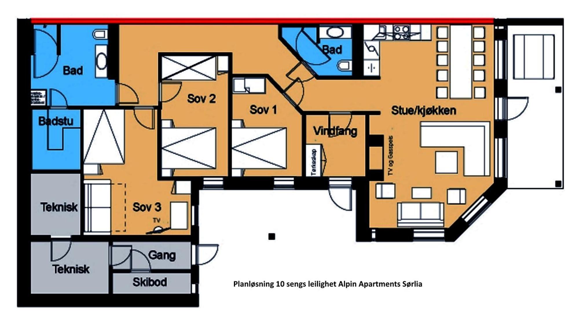 Alpin Apartments Sorlia Хафиел Екстериор снимка