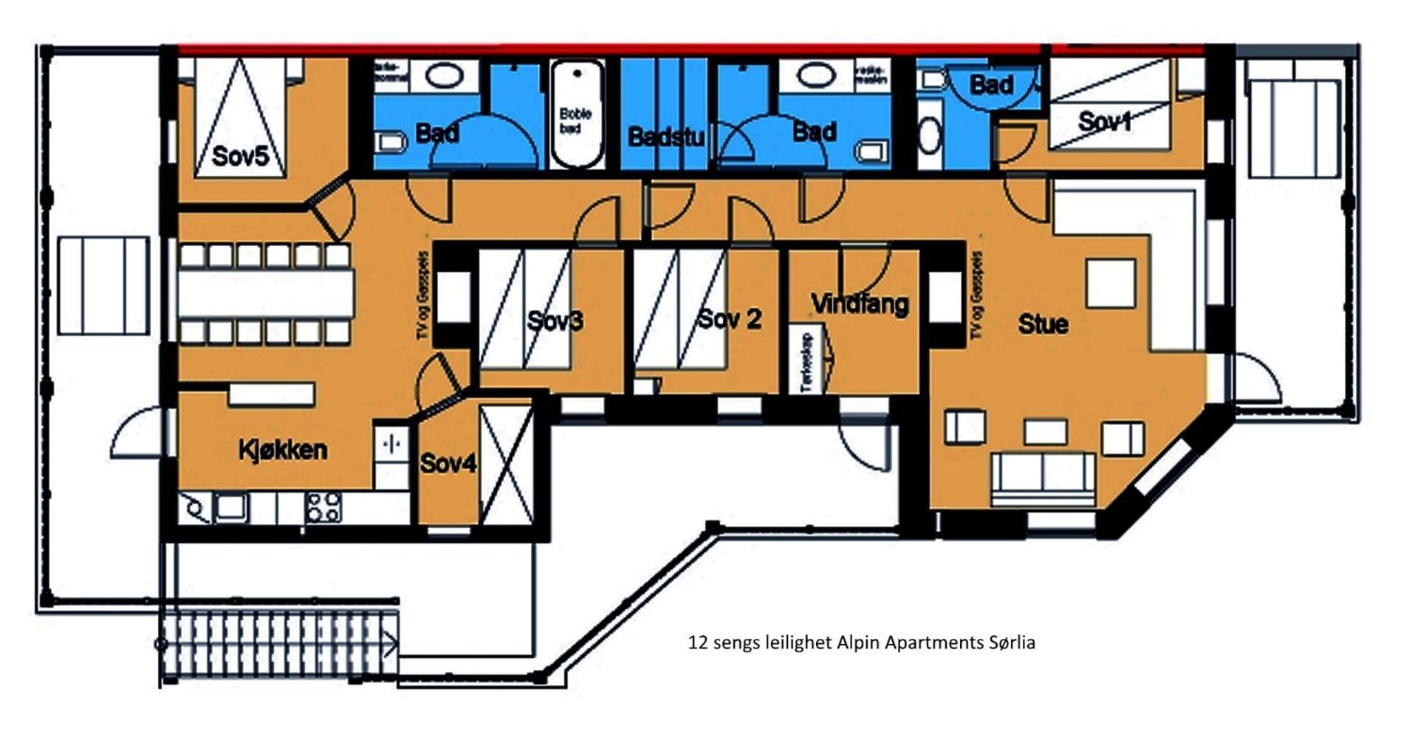 Alpin Apartments Sorlia Хафиел Екстериор снимка