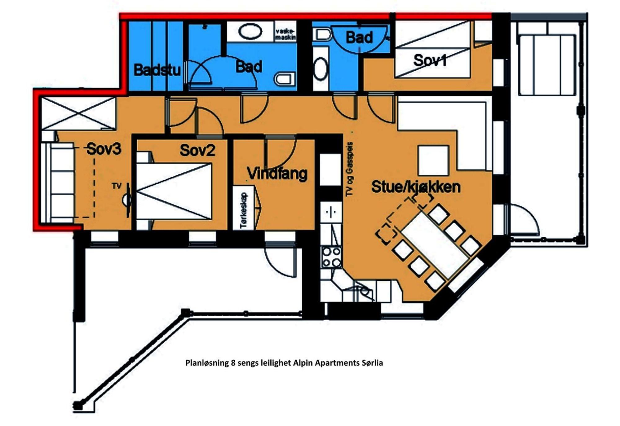 Alpin Apartments Sorlia Хафиел Екстериор снимка